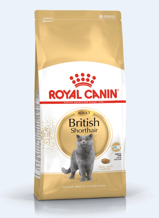 غذای خشک گربه بالغ بریتیش شرت هیر رویال کنین (وزن 4KG) BRITISH SHORT HAIR (ADULT)_ROYAL CANIN