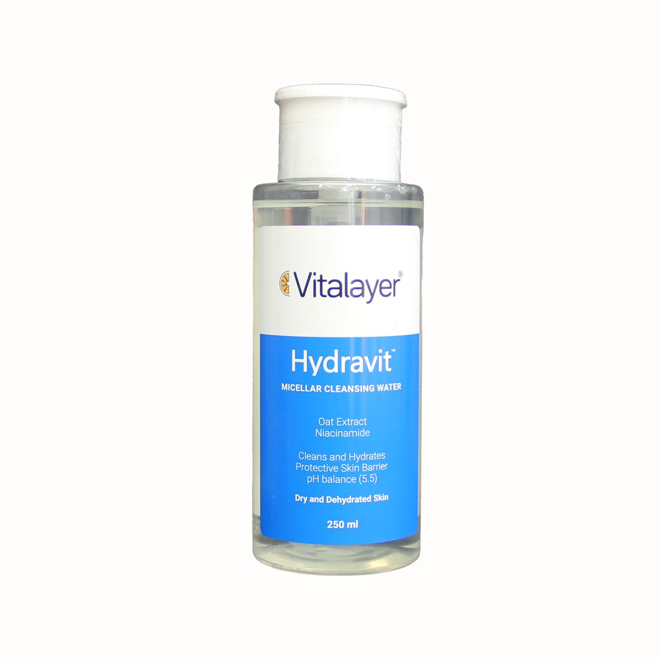 میسلار واتر ویتالیر مدل Hydravit مناسب پوست خشک | حجم 250 میل