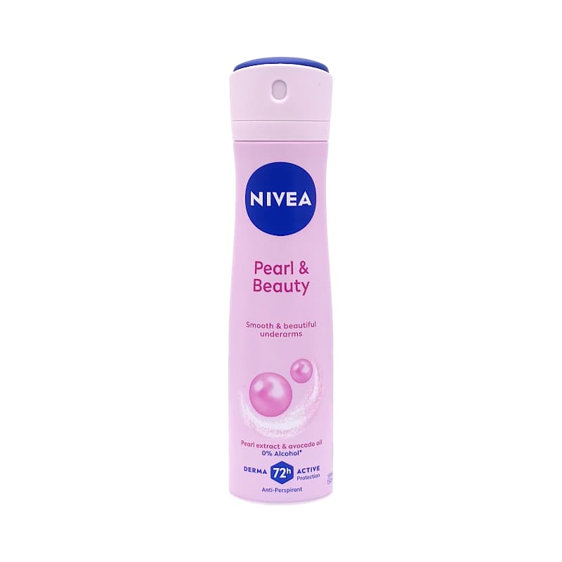 اسپری ضد تعریق بدن زنانه نیوآ مدل پرل اند بیوتی (Nivea Pearl & Beauty) – ۱۵۰ میلیلیتر