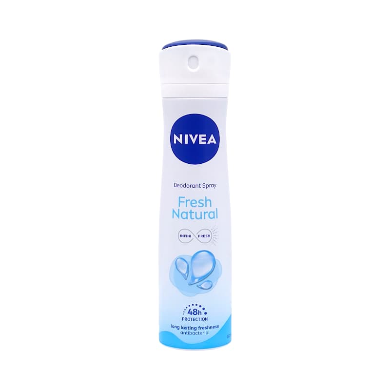 اسپری دئودورانت بدن زنانه نیوآ مدل فرش نچرال (Nivea Fresh Natural) – ۱۵۰ میلی‌لیتر