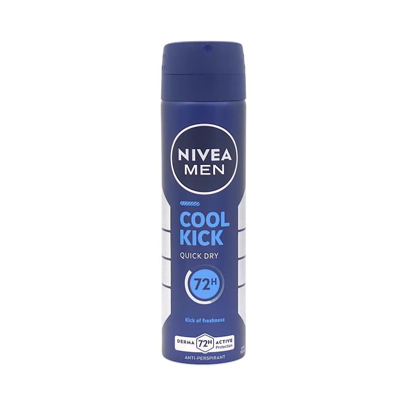 اسپری ضد تعریق بدن مردانه نیوآ مدل کول کیک (Nivea Men Cool Kick) – ۱۵۰ میلی‌لیتر — تصویر ۲