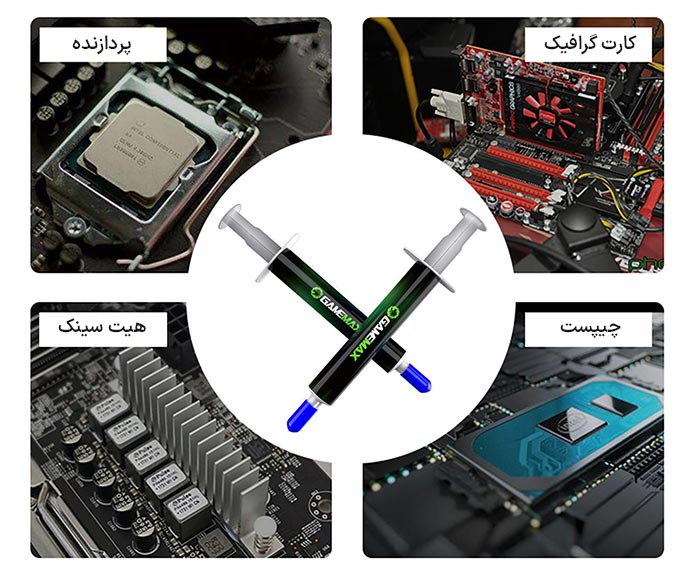 خمیر حرارتی CPU گیم مکس TG3 — تصویر ۵