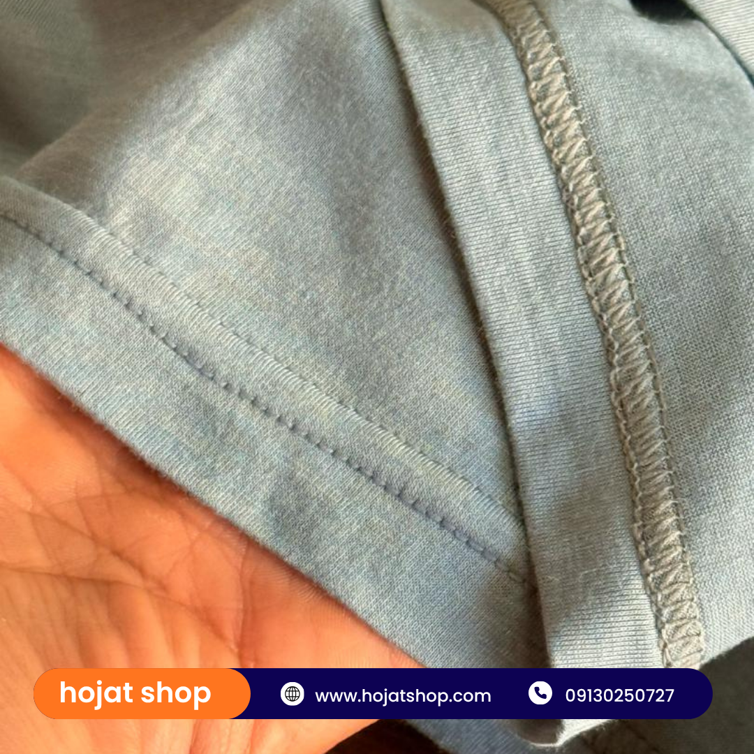 زیرپوش رکابی یکرو مردانه سه رنگ (طوسی+ آبی+ سفید) جین 12 عددی — تصویر ۳