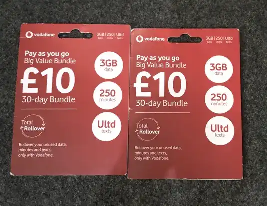 سیم کارت ودافون انگلیس رند | سیم کارت Vodafone فیزیکی — تصویر ۶
