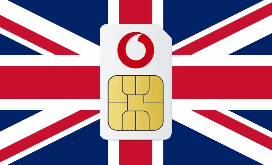 سیم کارت ودافون انگلیس | Vodafone — تصویر ۲