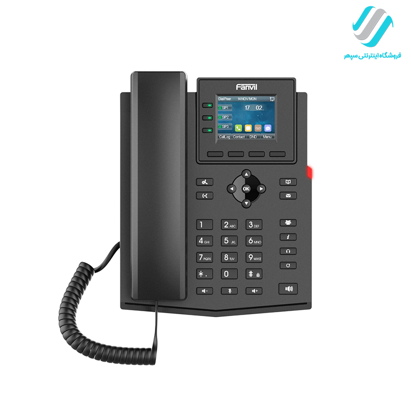 تلفن تحت شبکه فنویل مدل Fanvil X303P — تصویر ۲