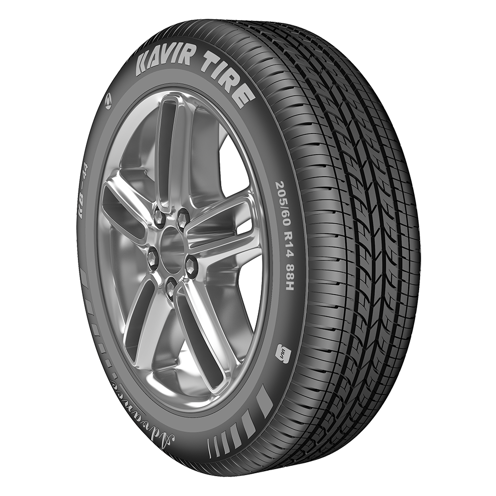 لاستیک کویر تایر |سایز 205/60R14 |مدل KB44 (Advance)-یک جفت (2 حلقه) — تصویر ۲