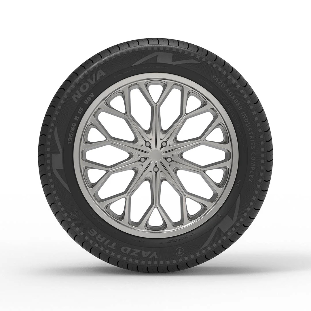 لاستیک یزد تایر |سایز 195/60R15 |مدل نوا (Nova)-یک جفت (2 حلقه) — تصویر ۳