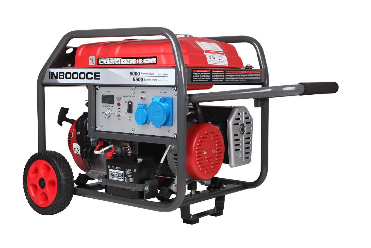 موتور برق بنزینی استارت 5500 وات AiPower IN8000CE