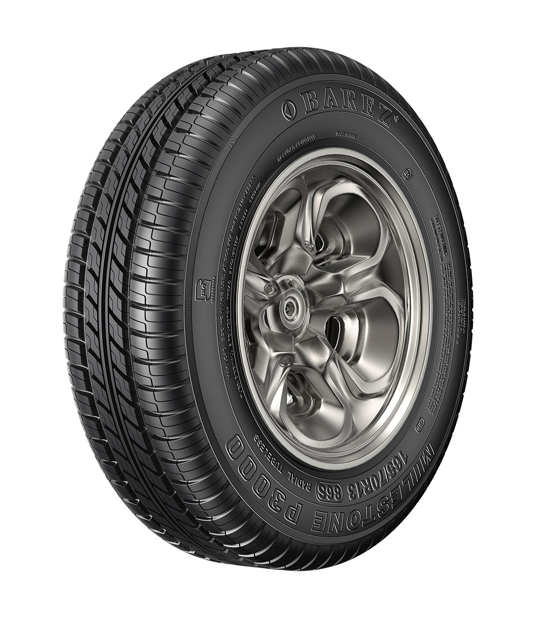 لاستیک بارز |سایز 165/70R13 |مدل (P3000 (MILESTONE-یک جفت (2 حلقه) — تصویر ۲