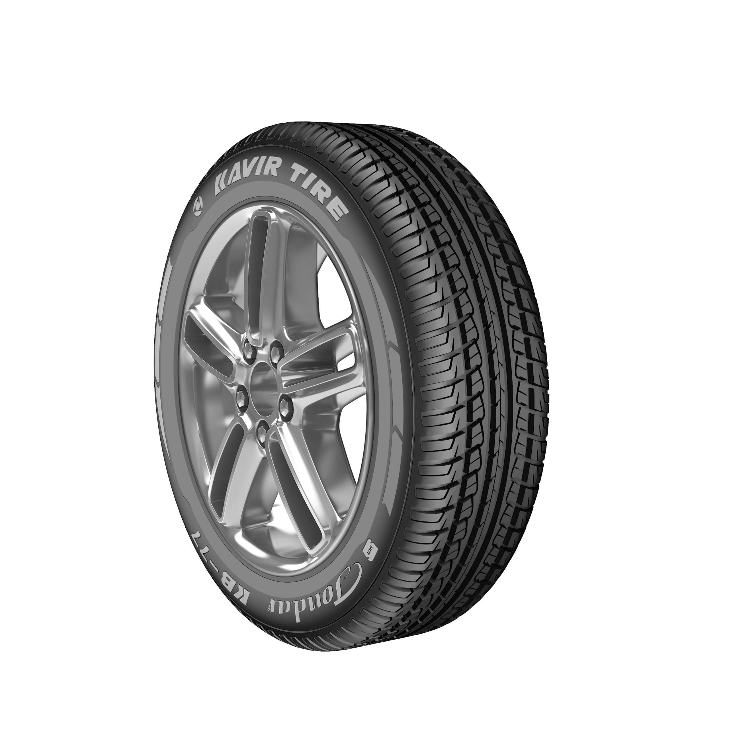 لاستیک کویر تایر |سایز 205/60R14 |مدل KB77 (Tondar)-یک جفت (2 حلقه) — تصویر ۴