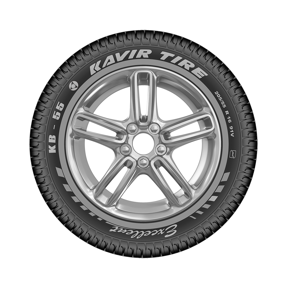 لاستیک کویر تایر|سایز 205/55R16 |مدل KB55 (Exellent)-یک جفت (2 حلقه) — تصویر ۳