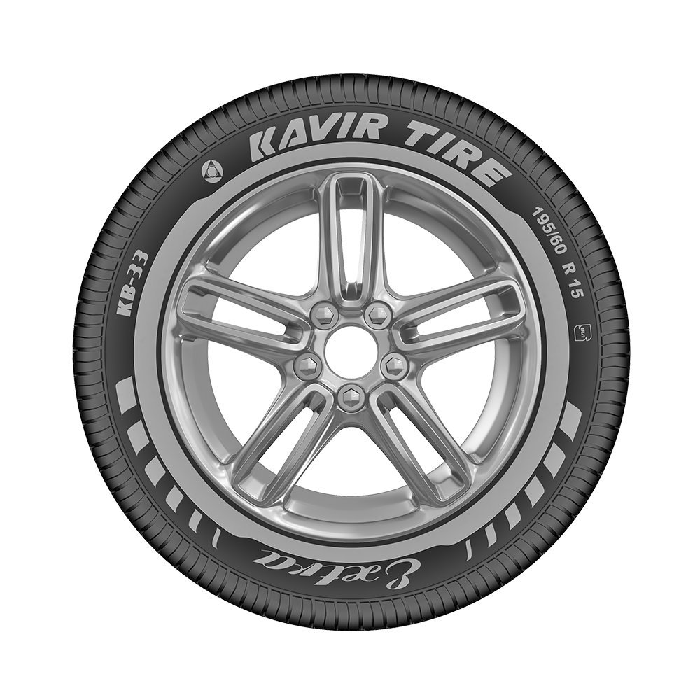لاستیک کویر تایر |سایز 195/60R15 |مدل KB33 (EXTRA)-یک جفت (2 حلقه) — تصویر ۳