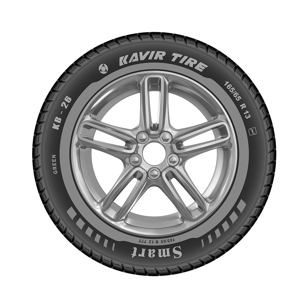 لاستیک کویر تایر |سایز 165/65R13 | مدل KB26 (Smart)-یک جفت (2 حلقه) — تصویر ۴