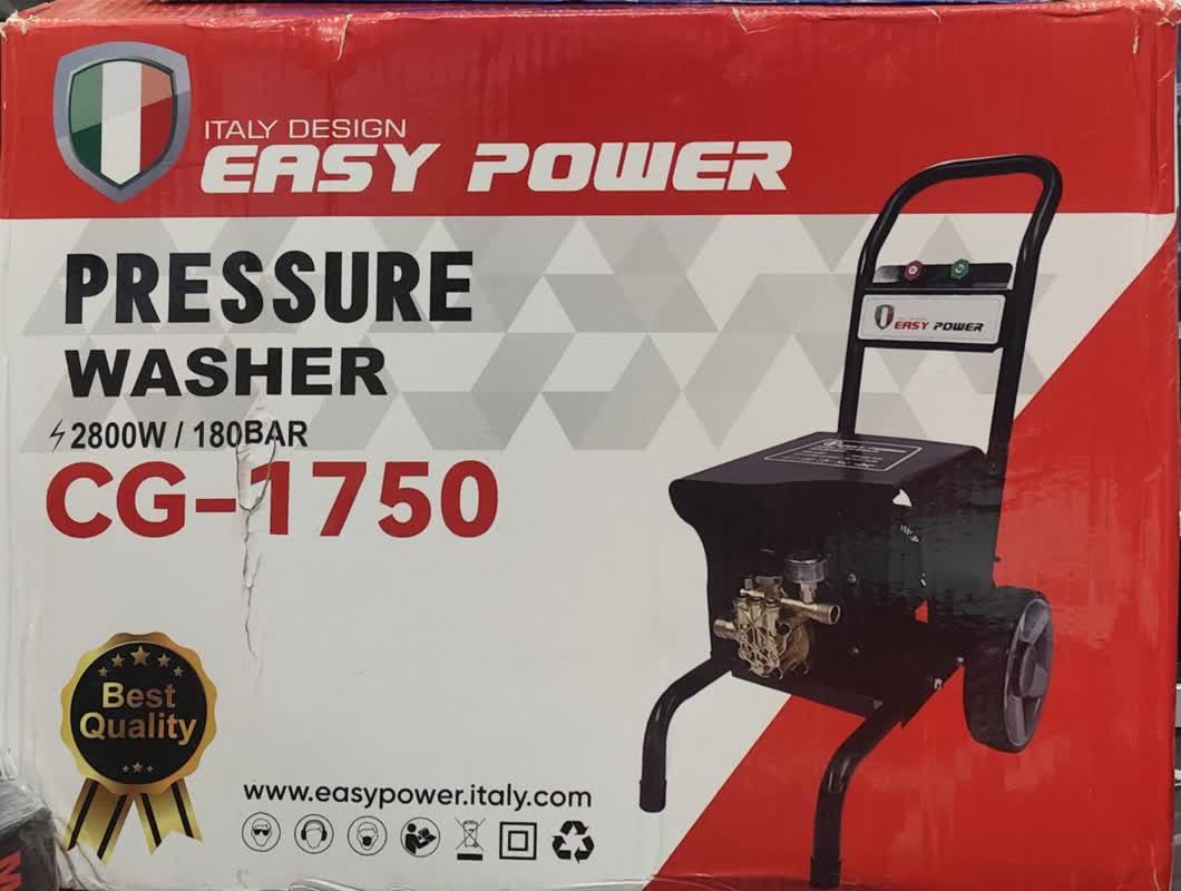 کارواش صنعتی حرفه ای 180 بار 2800 وات ایزی پاور مدل cg-1750 — تصویر ۲
