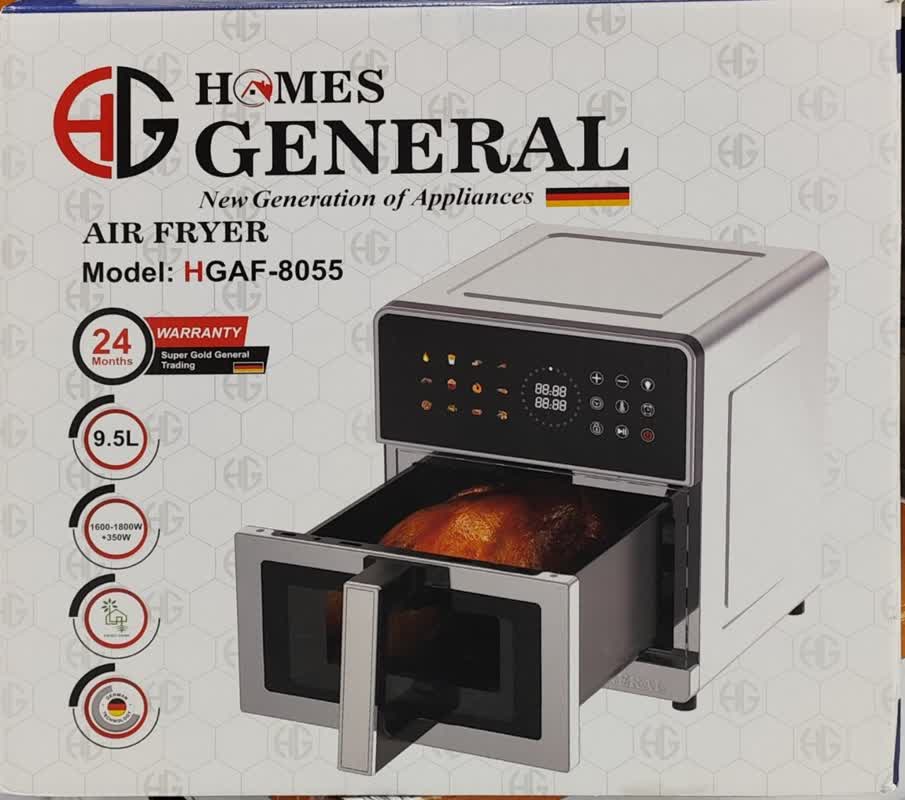 GENERAL HOMES HGAF 8055 سرخ کن بدون روغن