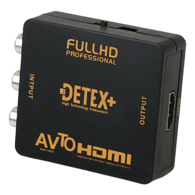 تبدیل AV به HDMI دیتکس پلاس +Detex | مبدل RCA به HDMI با پشتیبانی از 720p و 1080p — تصویر ۶