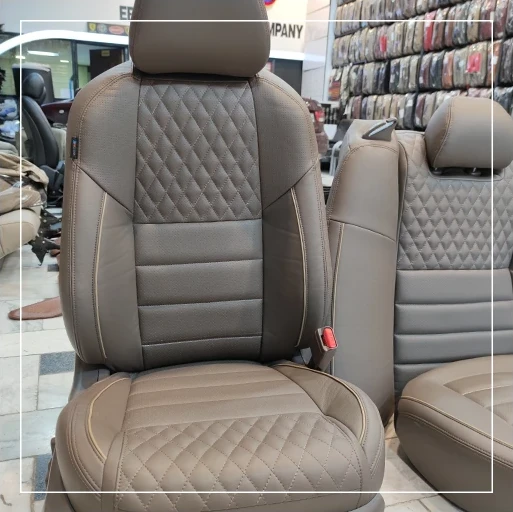روکش صندلی نیسان ماکسیما Nissan مدل بالا لمسه لوزی برند R-1399) ECCCO)