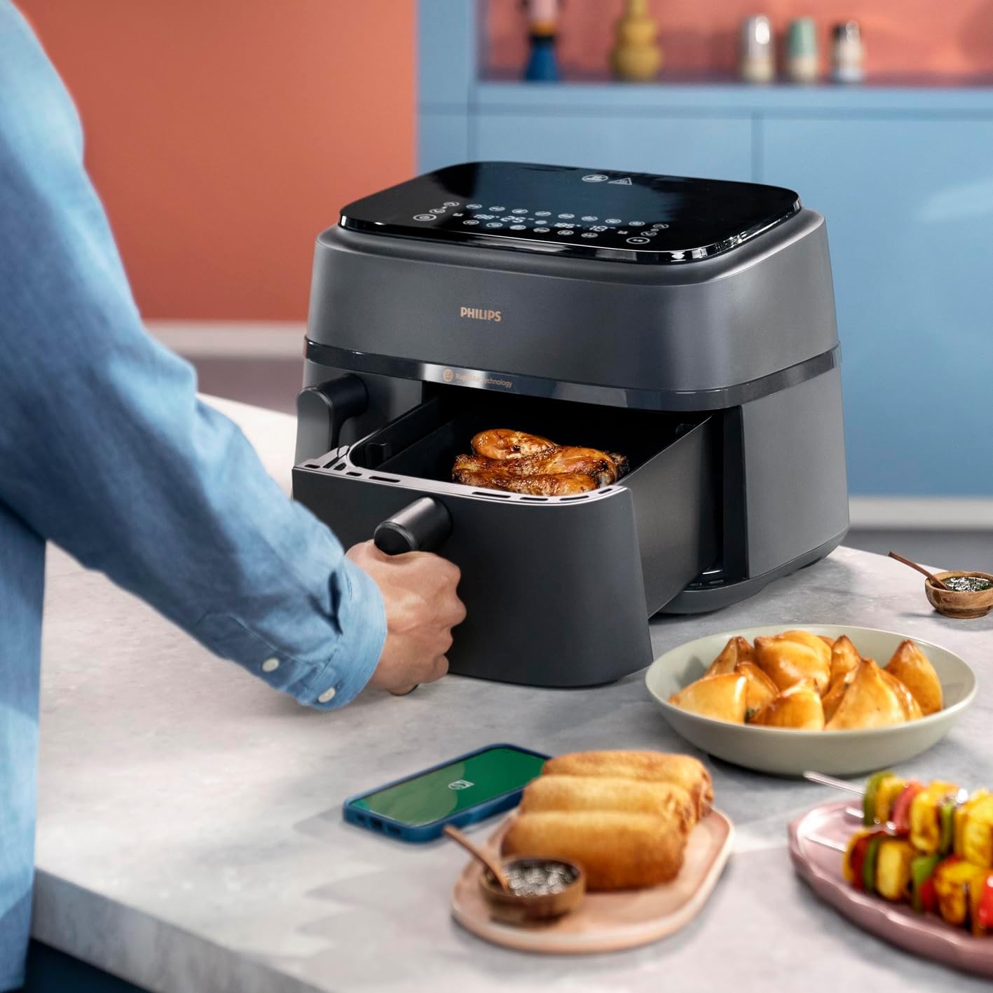 سرخ کن فیلیپس PHILIPS اصلی مدل NA350 — تصویر ۷