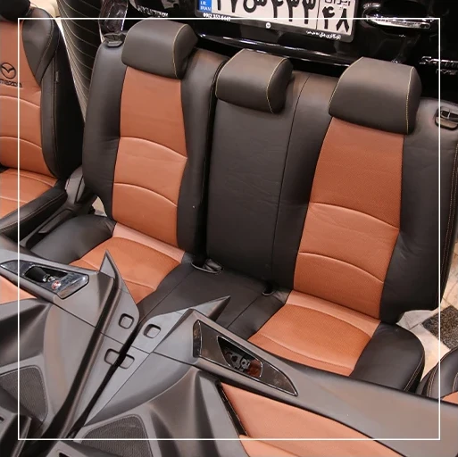 روکش صندلی مزدا 3 Mazda مدل فابریکی برند R-1385) ECCCO) — تصویر ۵