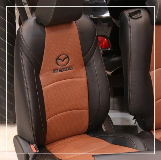 روکش صندلی مزدا 3 Mazda مدل فابریکی برند R-1385) ECCCO)