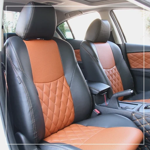 روکش صندلی مزدا 3 Mazda مدل لمسه لوزی برند R-1383) ECCCO)