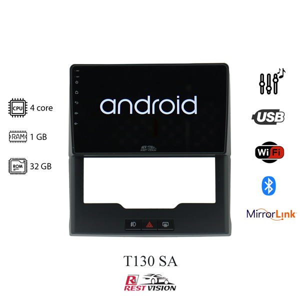 مانیتور اندروید کوییک برند رست ویژن مدل MT130 SA — تصویر ۴
