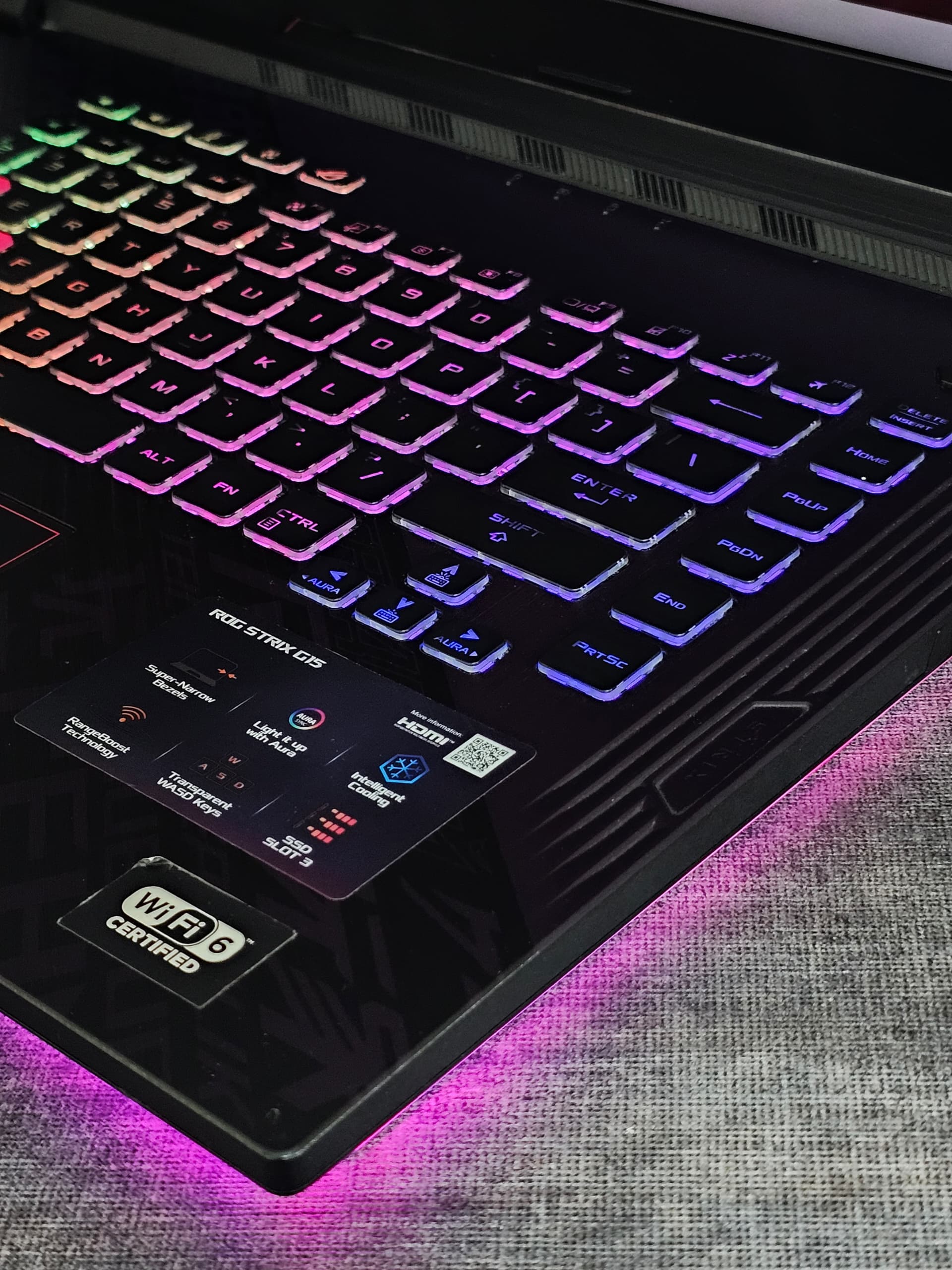 ASUS ROG STRIX G512LU CORE I7-10750H 6GB GTX 1660TI
