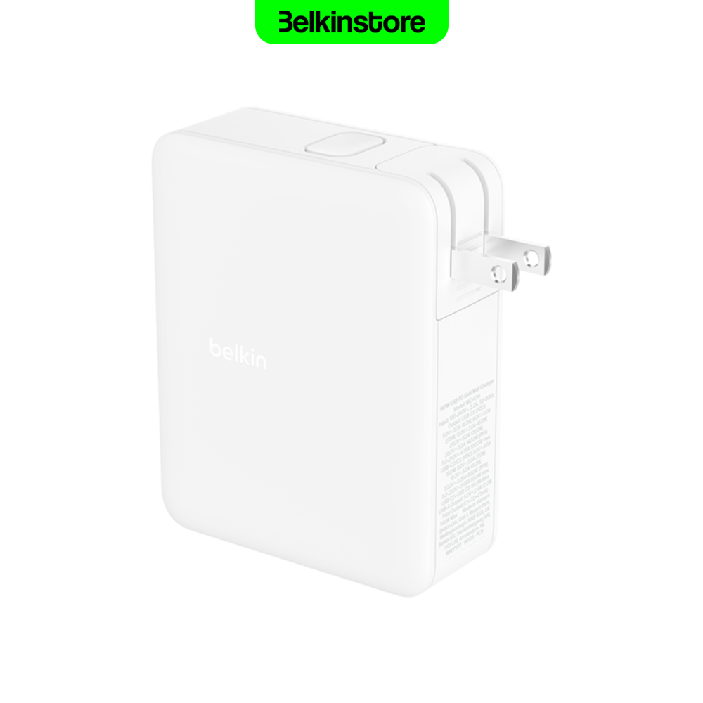 شارژر دیواری 140وات بلکین – BoostCharge Pro – مدل WCH014dqWH — تصویر ۴