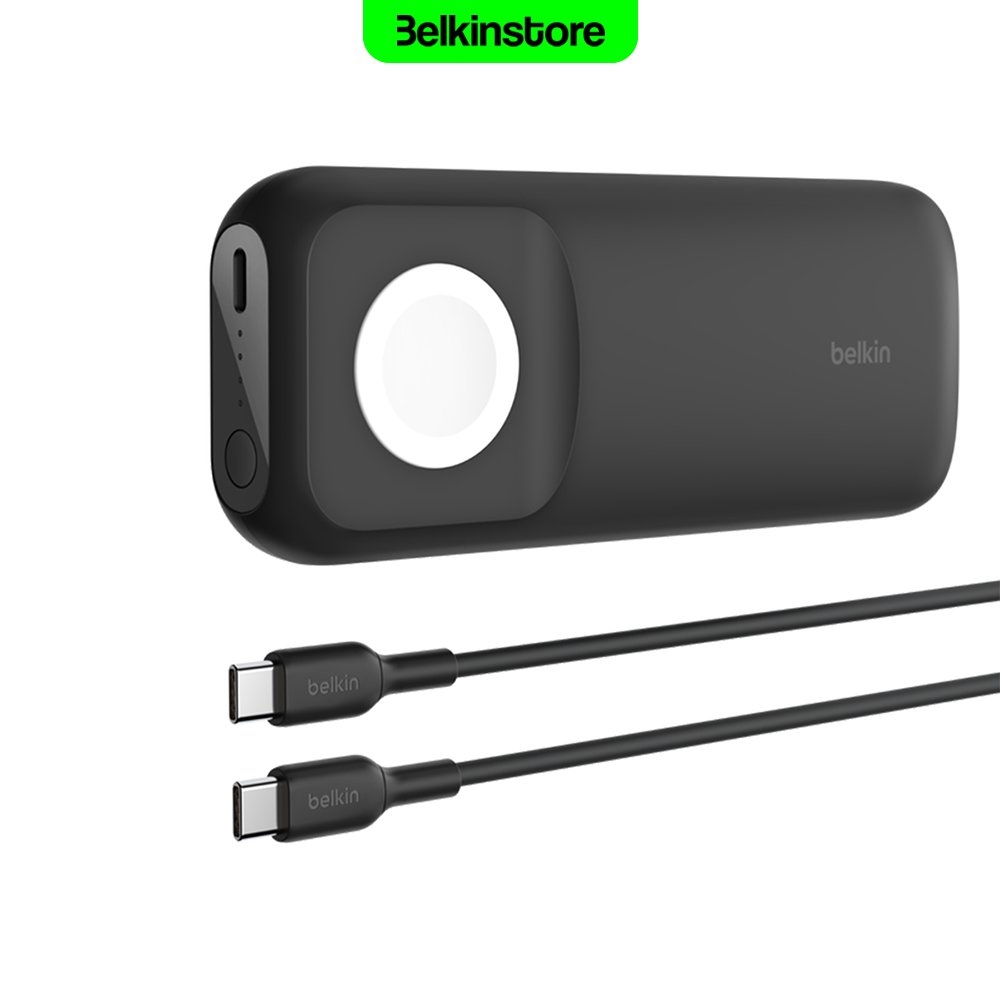 پاوربانک 10000 میلی آمپر وایرلس شارژر بلکین – BoostCharge pro – مدل BPD005btBK — تصویر ۴