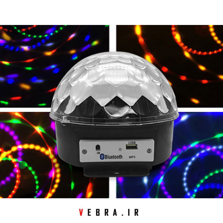 اسپیکر بلوتوثی RGB مدل AK-0803B — تصویر ۵