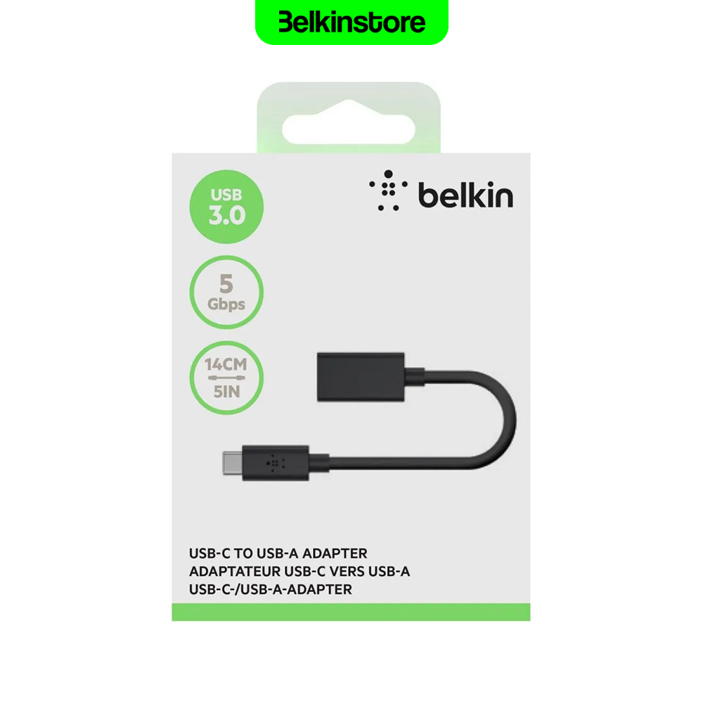 مبدل تایپ سی به یو اس بی بلکین- Charge &amp; Sync data – مدل F2CU036btBLK — تصویر ۶