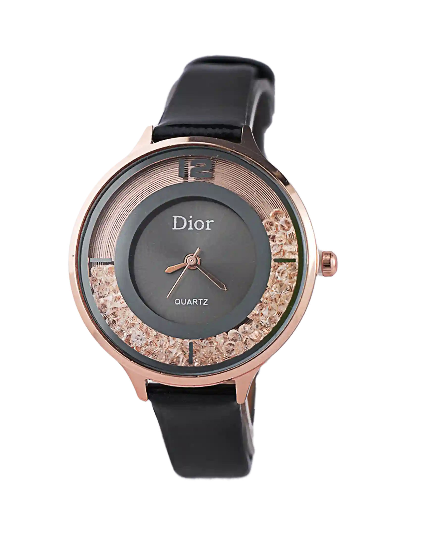 ساعت مچی زنانه دیور DIOR صفحه نگین مدل 1225
