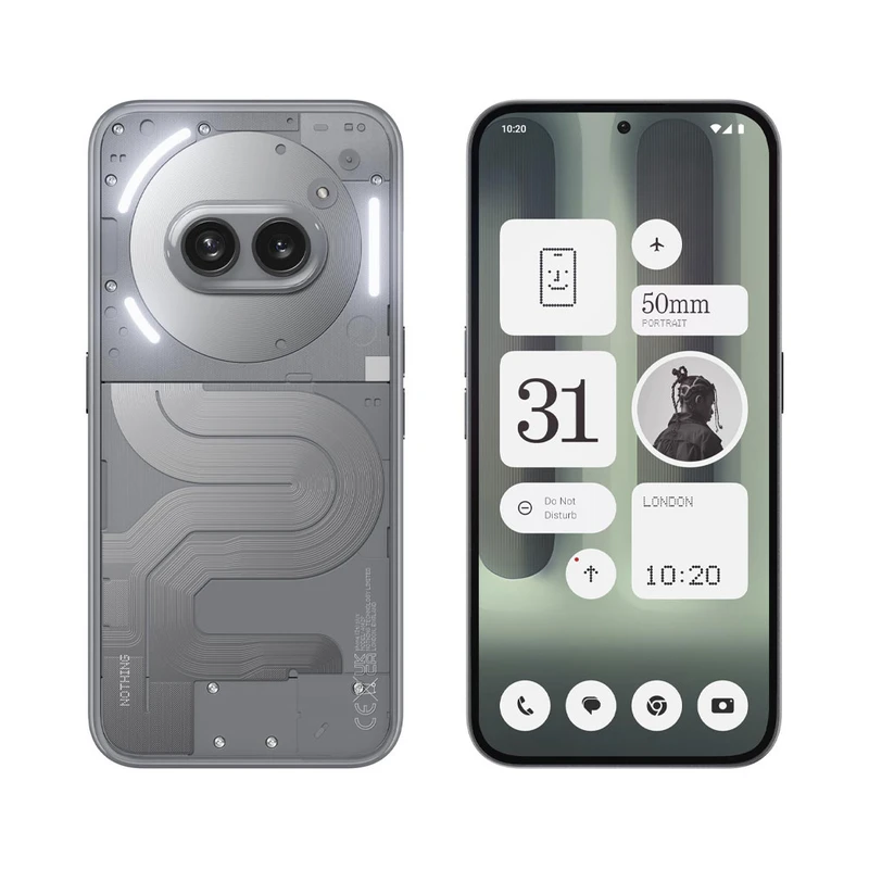 گوشی موبایل ناتینگ مدل Phone 2a Plus دو سیم کارت ظرفیت 256 گیگابایت و رم 12 گیگابایت گلوبال UK گارانتی سی تلکام ۱۸ ماه — تصویر ۳