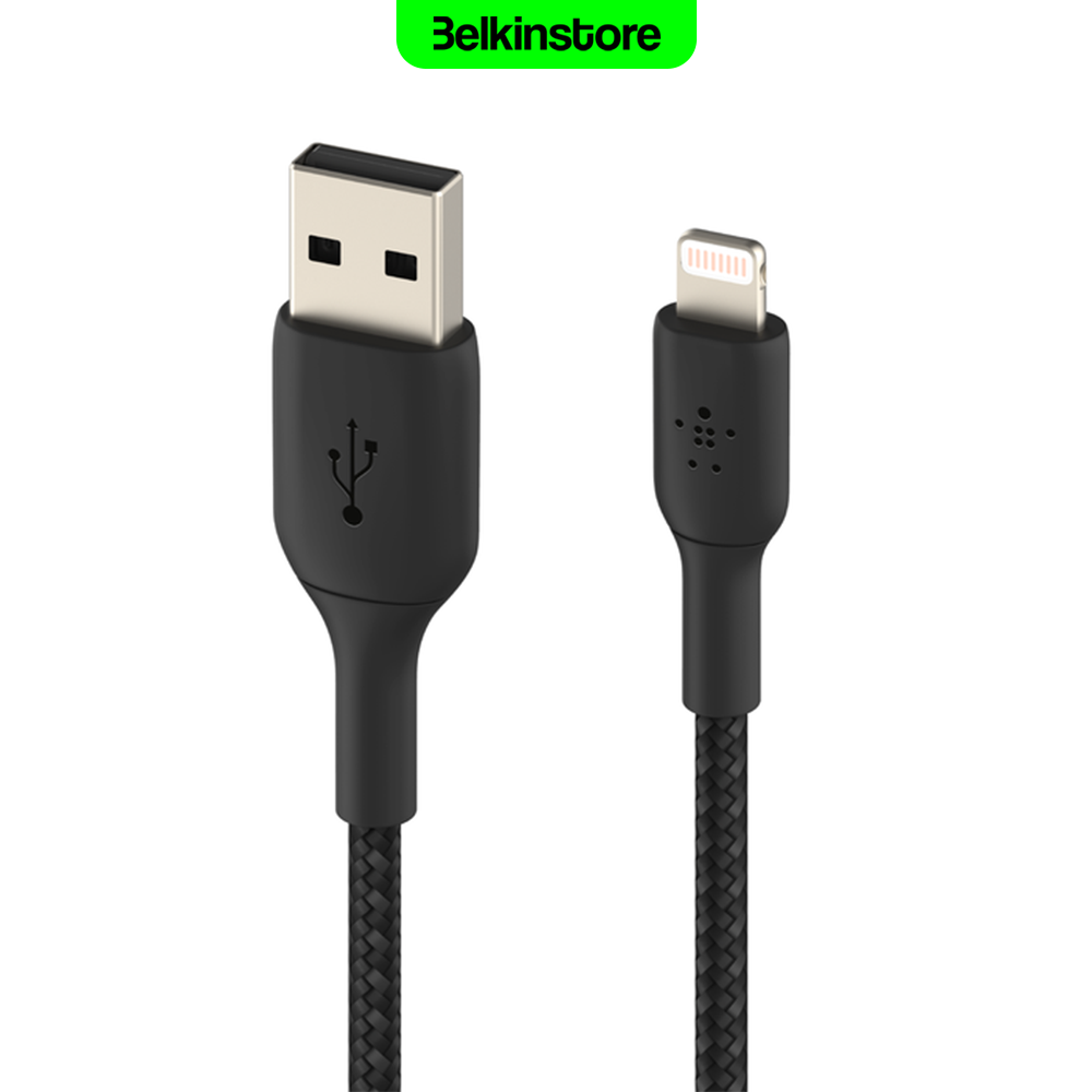 کابل لایتنینگ 3 متری بلکین – Boost Charge Braided – مدل CAA002bt3M — تصویر ۳