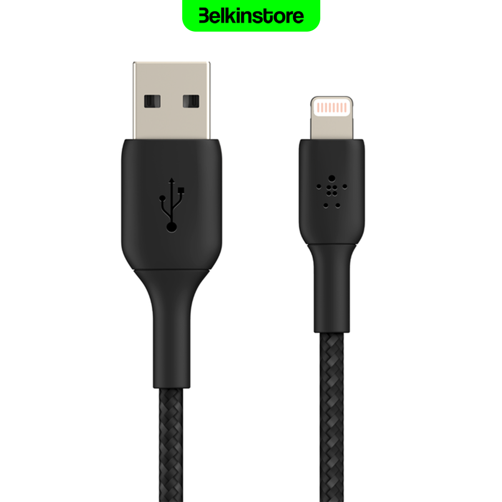 کابل لایتنینگ 3 متری بلکین – Boost Charge Braided – مدل CAA002bt3M — تصویر ۲