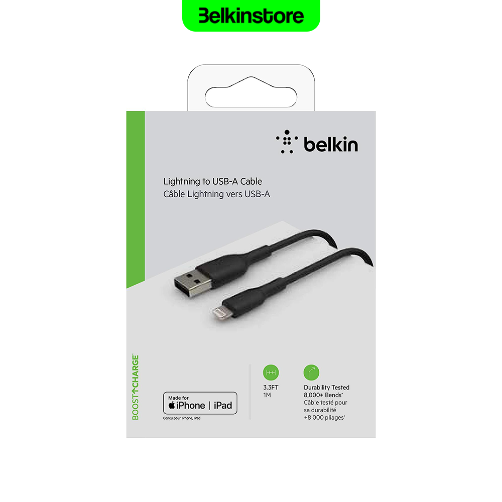 کابل لایتنینگ 1متری بلکین – BoostCharge – مدل CAA001bt1M — تصویر ۶