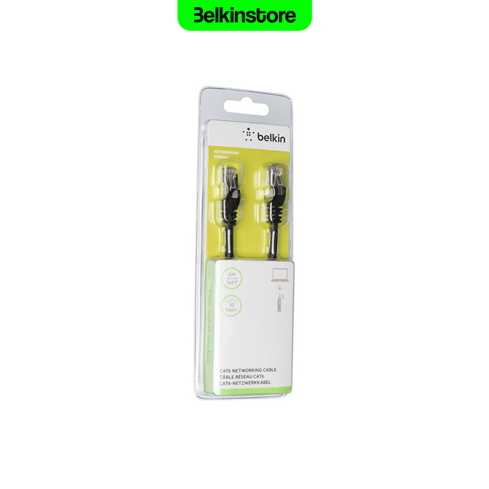 کابل شبکه 5m Cat6 بلکین – Belkin Networking Cable – مدل A3L981bt05MBKHS — تصویر ۴