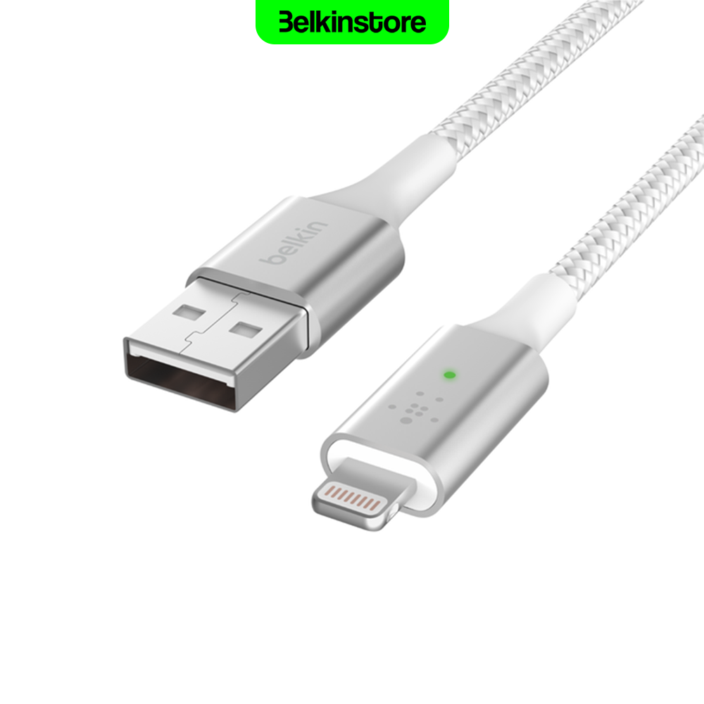 کابل لایتنینگ بلکین – BoostCharge Smart LED – مدل CAA007bt04 — تصویر ۵