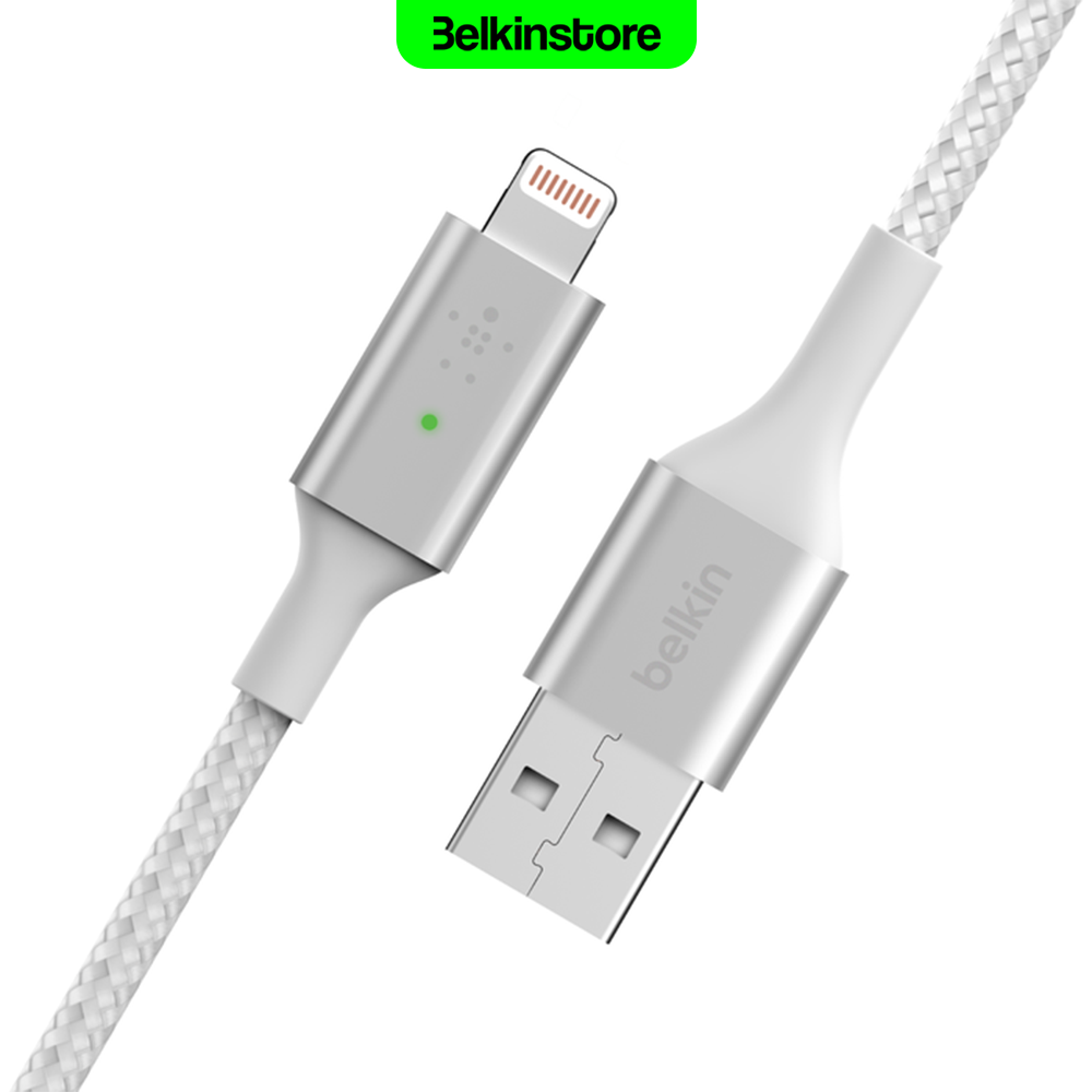 کابل لایتنینگ بلکین – BoostCharge Smart LED – مدل CAA007bt04 — تصویر ۳