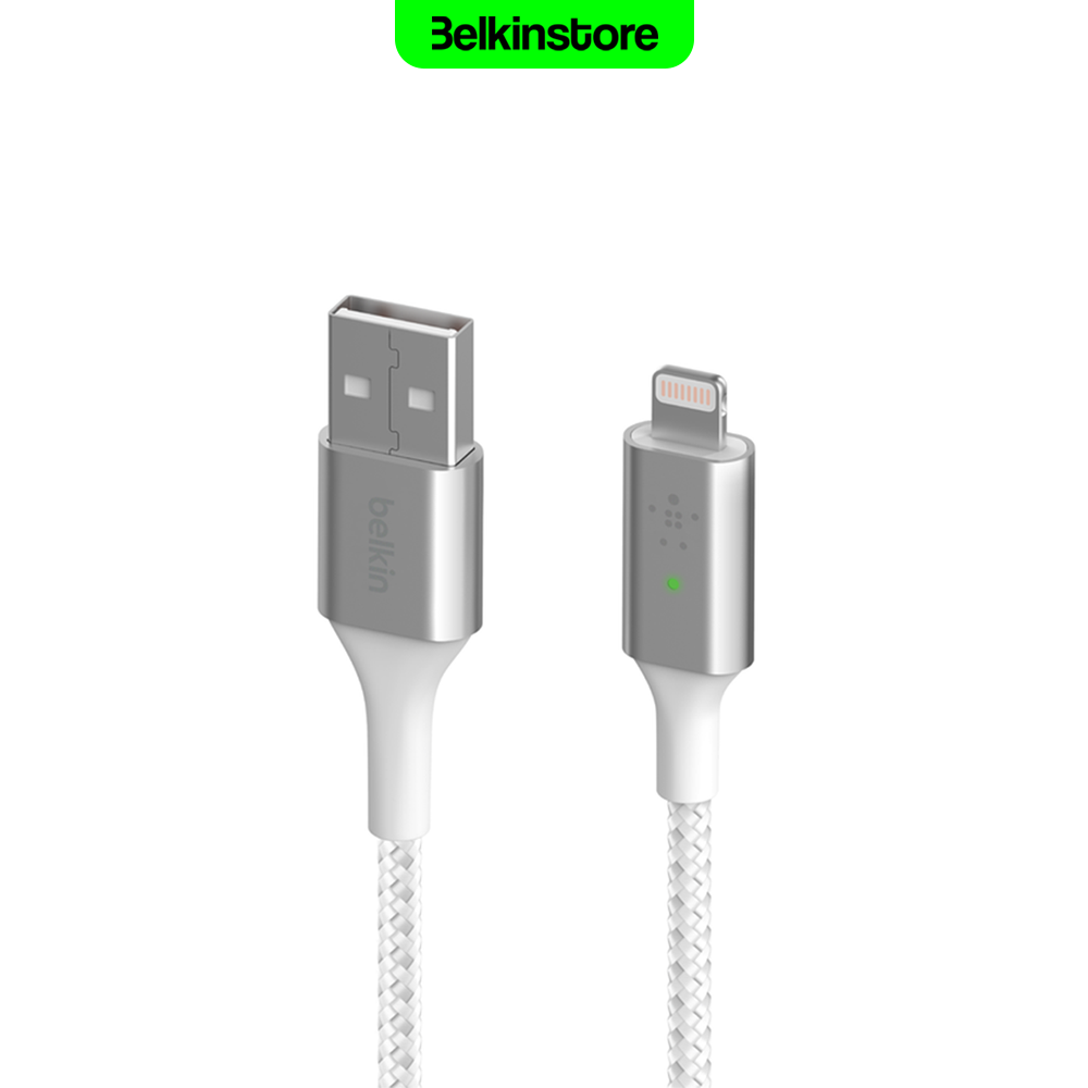 کابل لایتنینگ بلکین – BoostCharge Smart LED – مدل CAA007bt04 — تصویر ۶