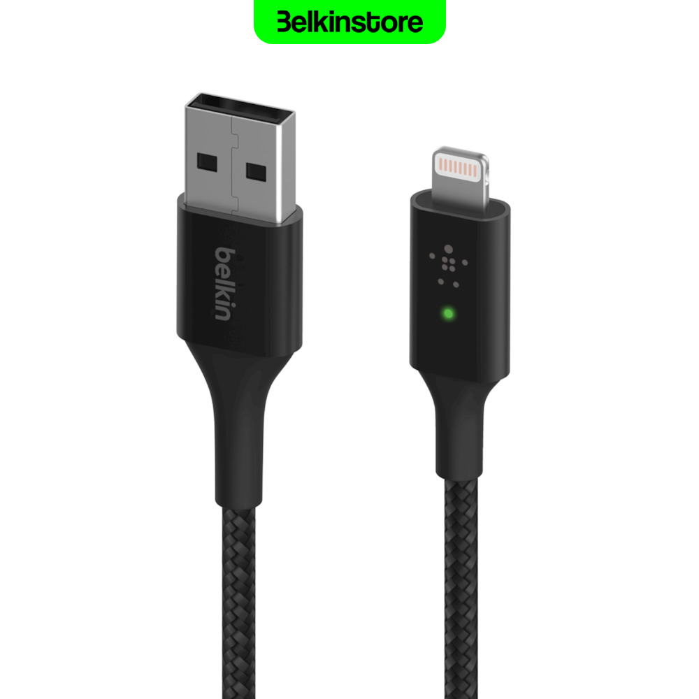 کابل لایتنینگ بلکین – BoostCharge Smart LED – مدل CAA007bt04 — تصویر ۸