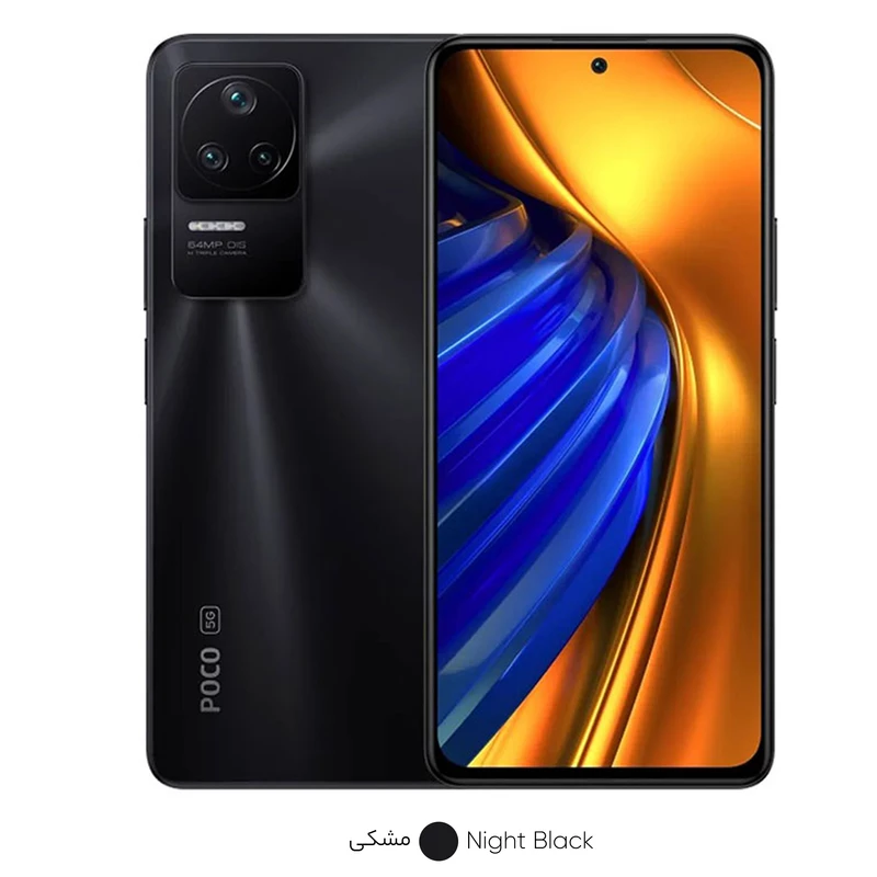 گوشی موبایل شیائومی مدل Poco F4 دو سیم کارت ظرفیت 128 گیگابایت و رم 6 گیگابایت – گلوبال مشکی