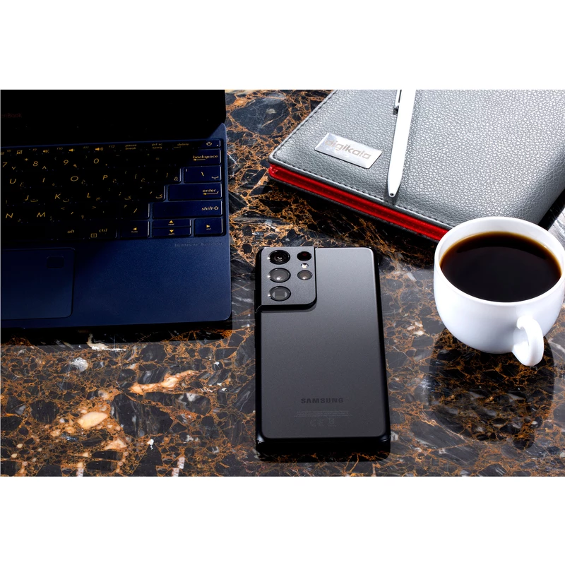 گوشی موبایل سامسونگ مدل Galaxy S21 Ultra 5G ظرفیت 256 گیگ و رم 12 گیگ کارکرده سالم همراه قلم و کیف فابریک — تصویر ۳