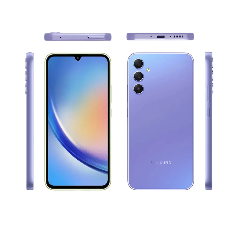 گوشی موبایل سامسونگ مدل Galaxy A34 5G ظرفیت 256 گیگابایت و رم 8 گیگ( ویتنام )مشکی — تصویر ۲