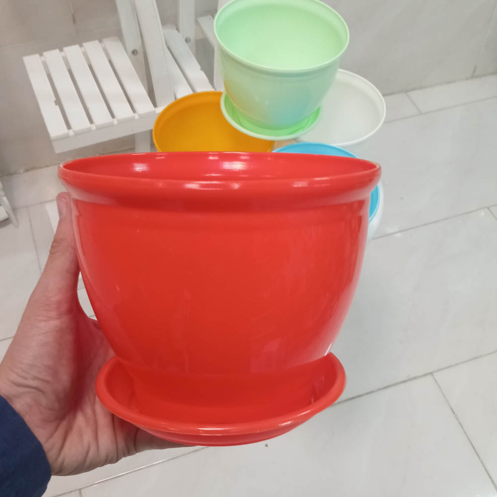 گلدان پلاستیکی کلاسیک 3017 — تصویر ۸