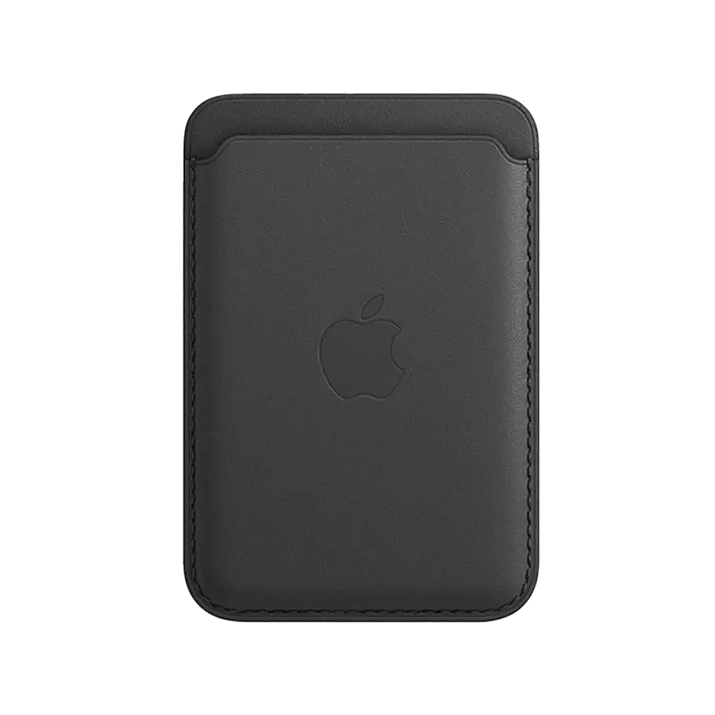 جاکارتی مگ سیف اپل مدل سیلیکونی رنگ مشکی Apple Magsafe Wallet