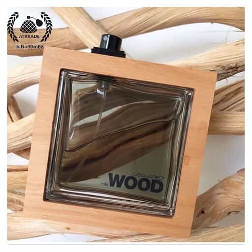 فروش ادکلن بدون جعبه هی وود مردانه قهوه ای | He Wood — تصویر ۲