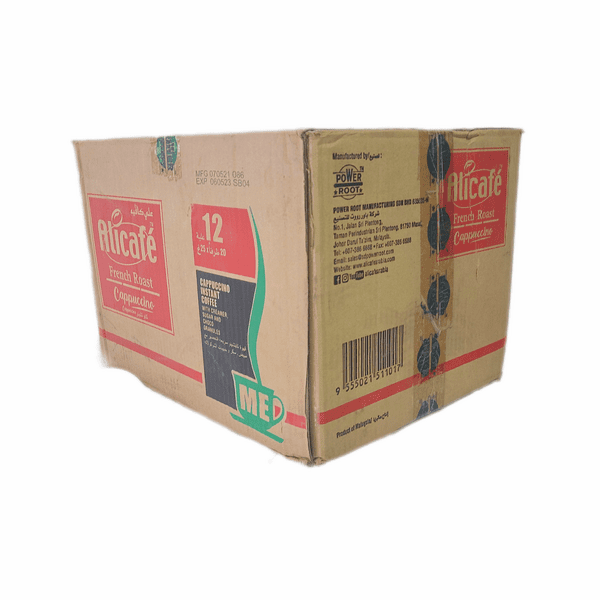 کاپوچینو علی کافه عمده حاوی 12 بسته 20 عددی