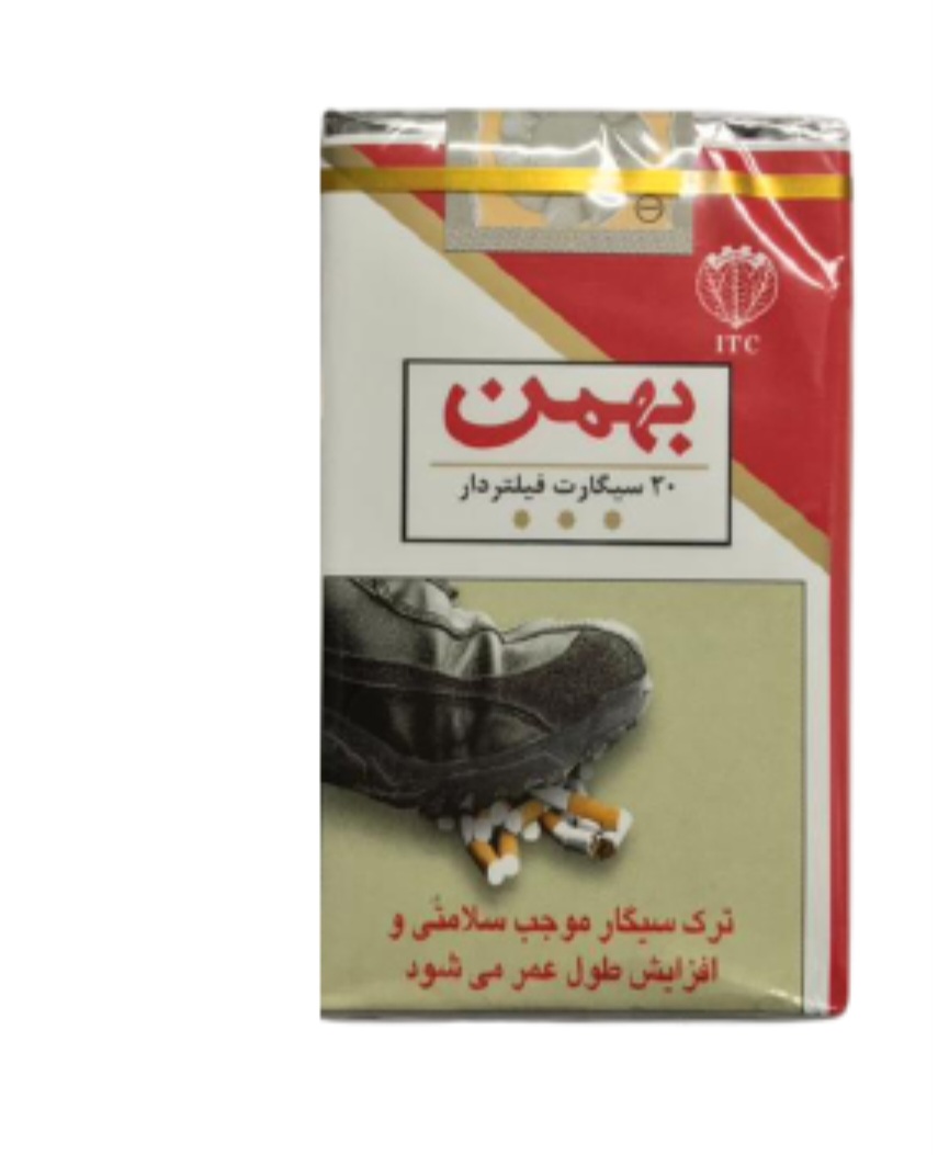 سیگار بهمن کوتاه قرمز قطران 9میلی‌گرم و نیکوتین0/65 میلی‌گرم(20عددی) — تصویر ۲